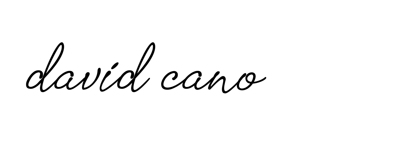 Signature of david-cano