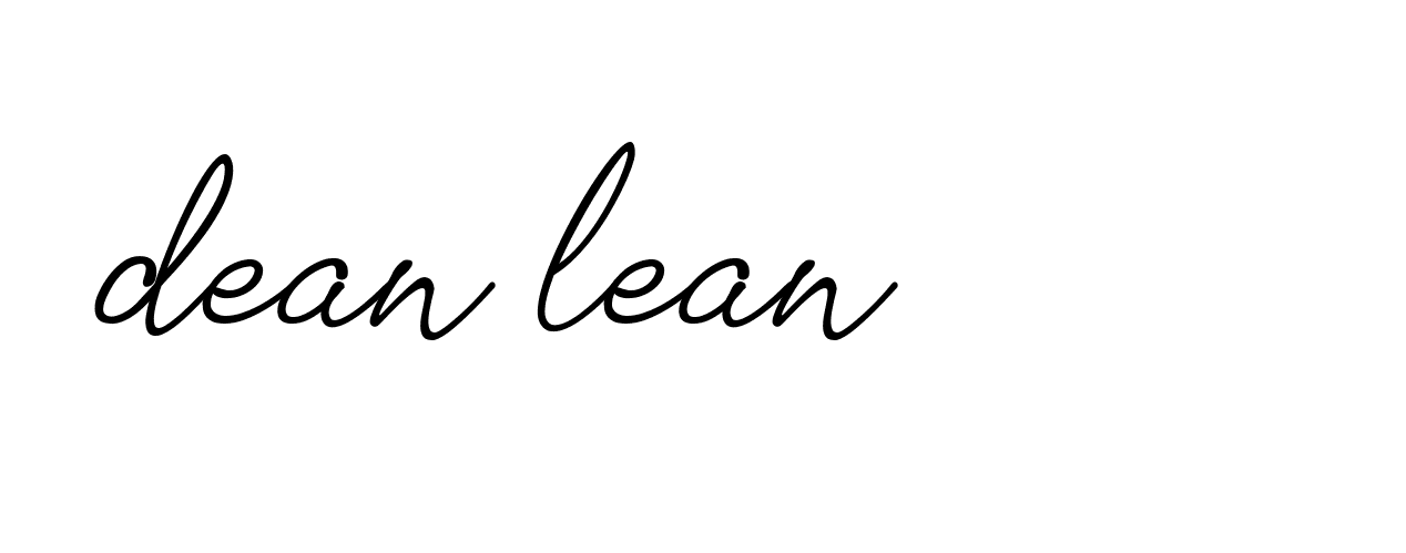 Signature of dean-lean