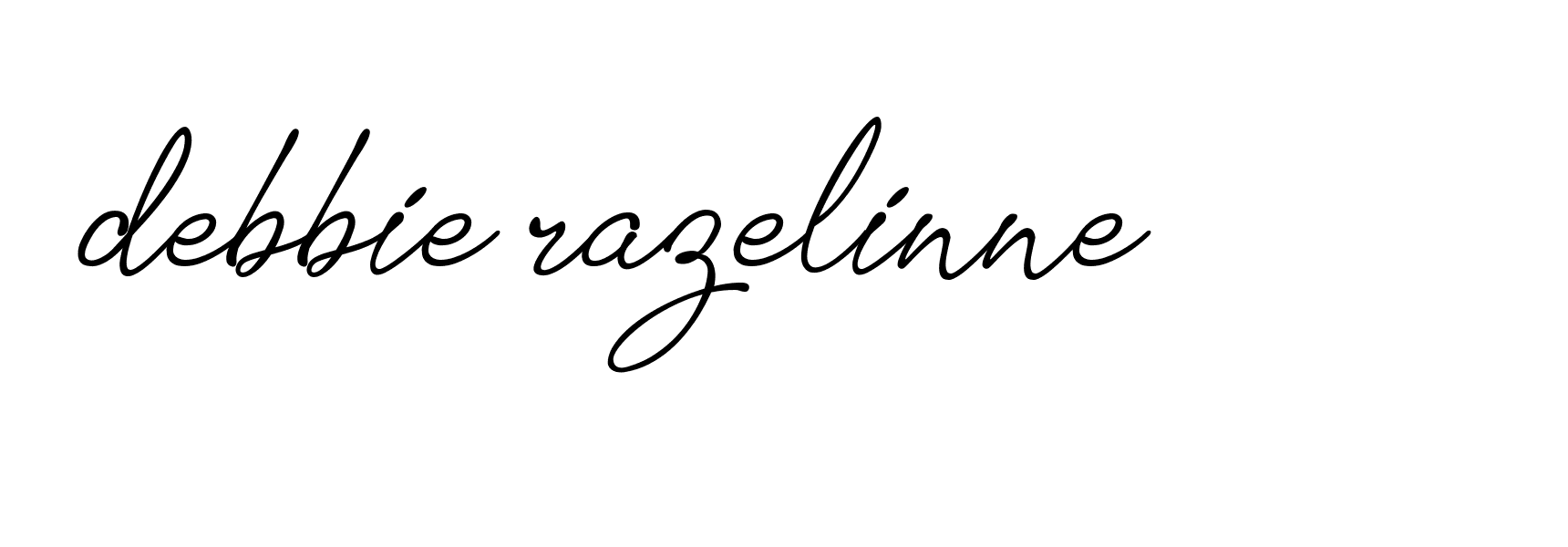 Signature of debbie-razelinne