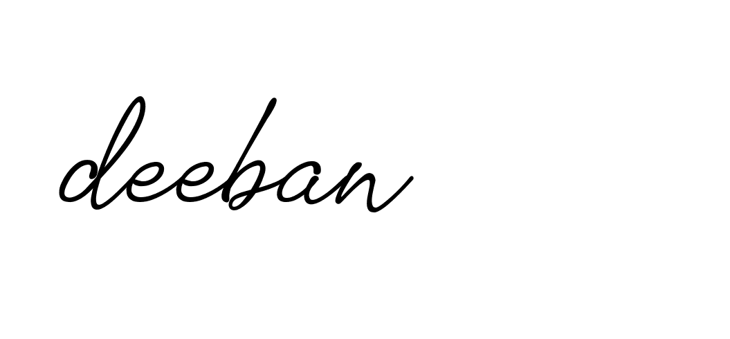 Signature of deeban