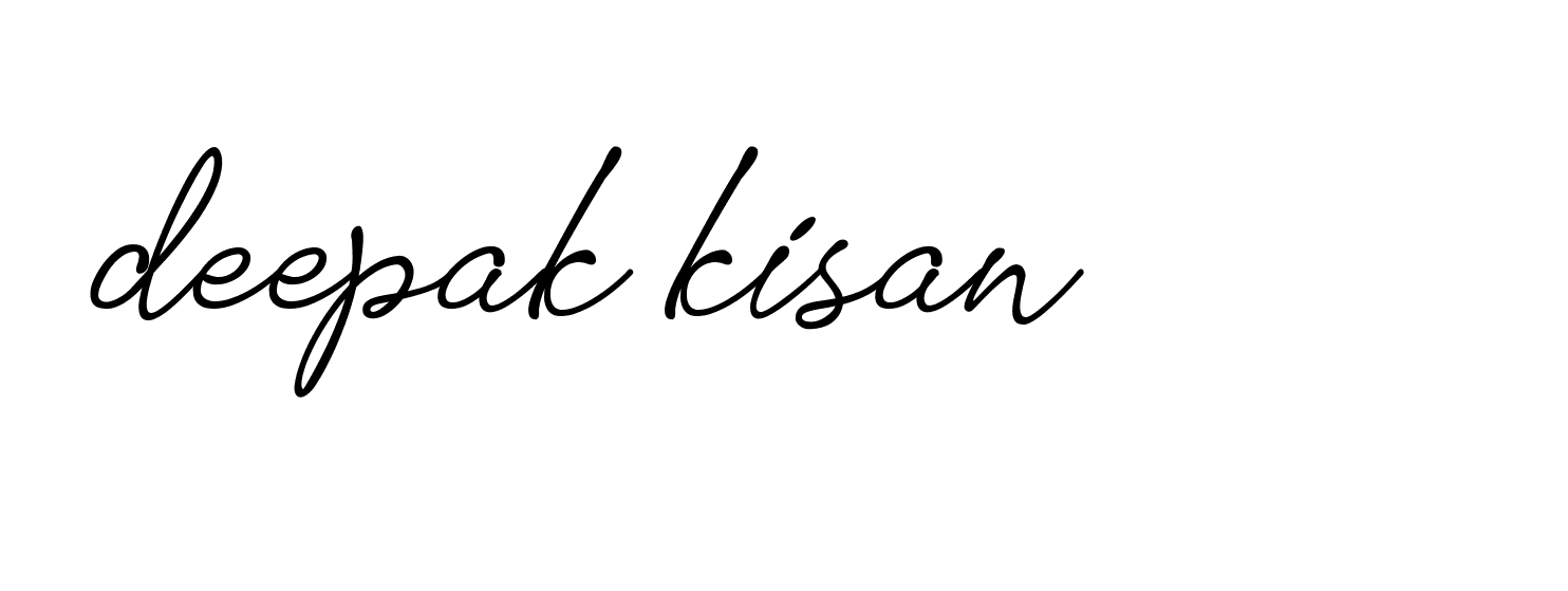 Signature of deepak-kisan