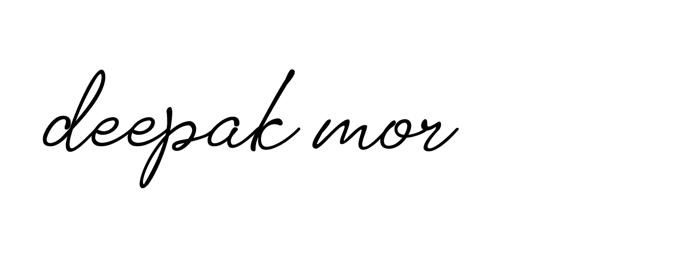 Signature of deepak-mor