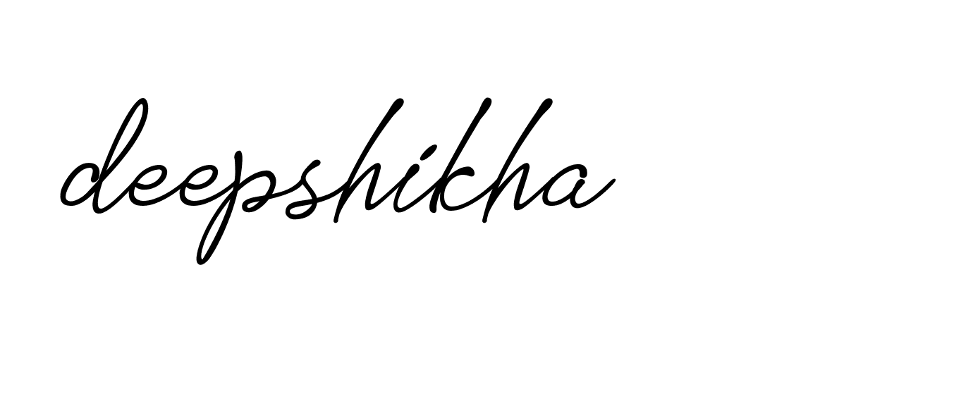 Signature of deepshikha-