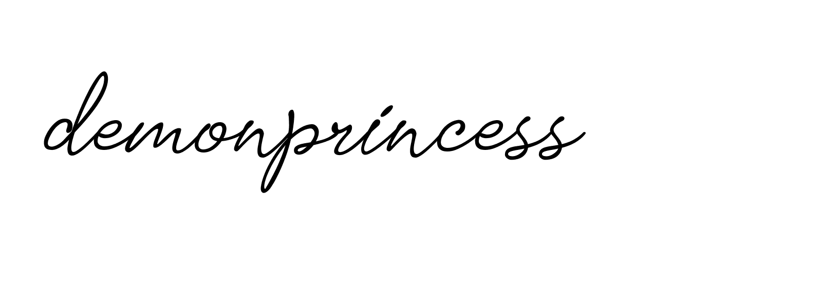 Signature of demonprincess