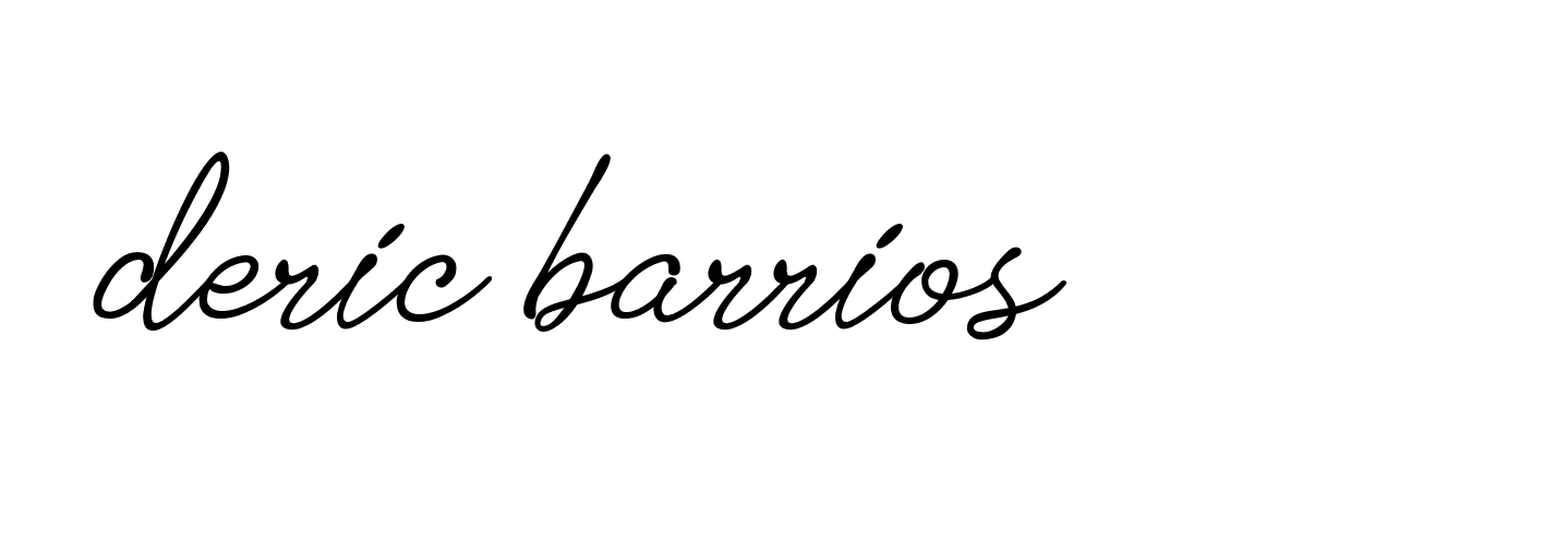 Signature of deric-barrios