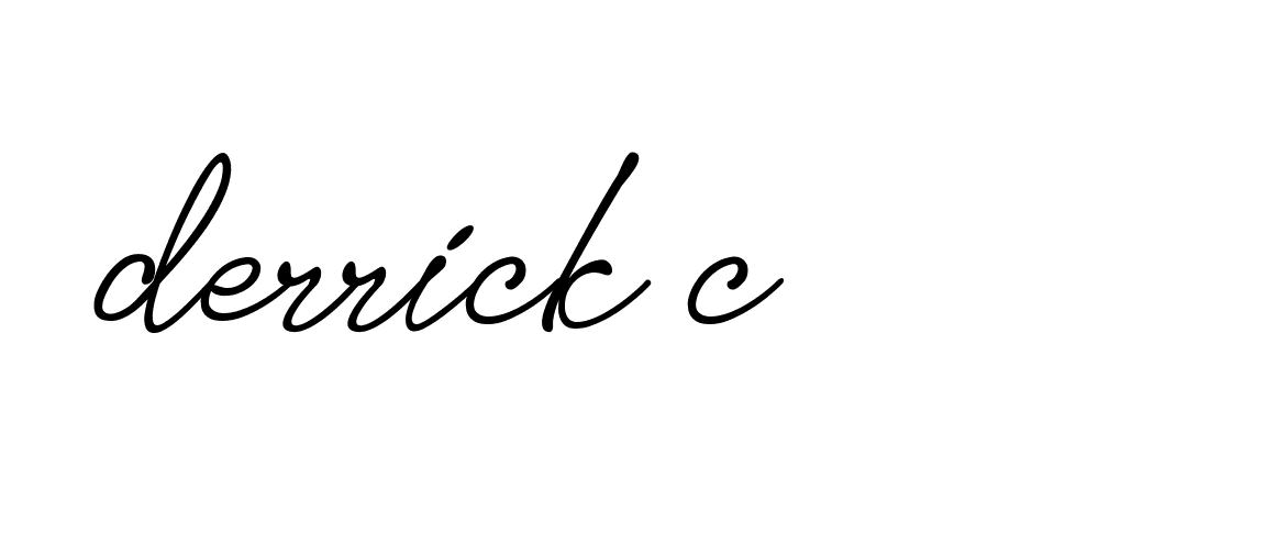 Signature of derrick-c