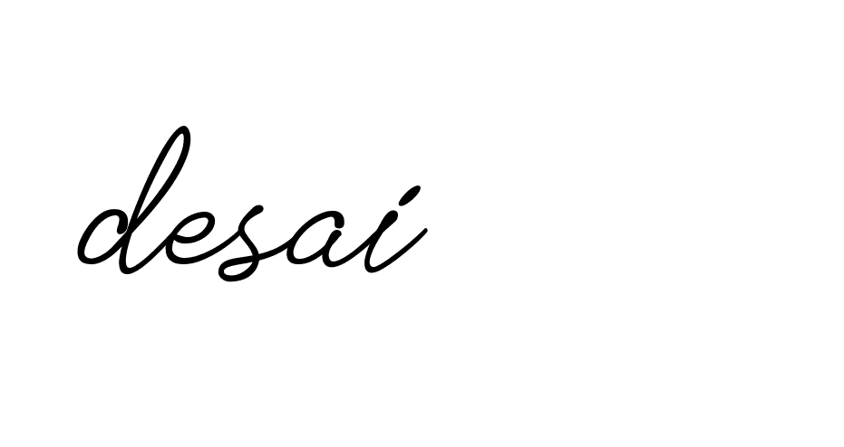 Signature of desai