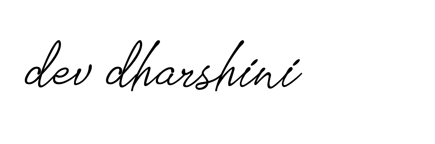 Signature of dev-dharshini