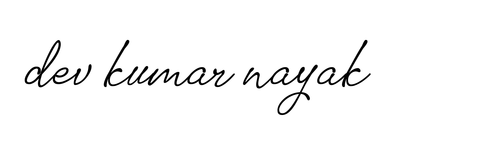 Signature of dev-kumar-nayak