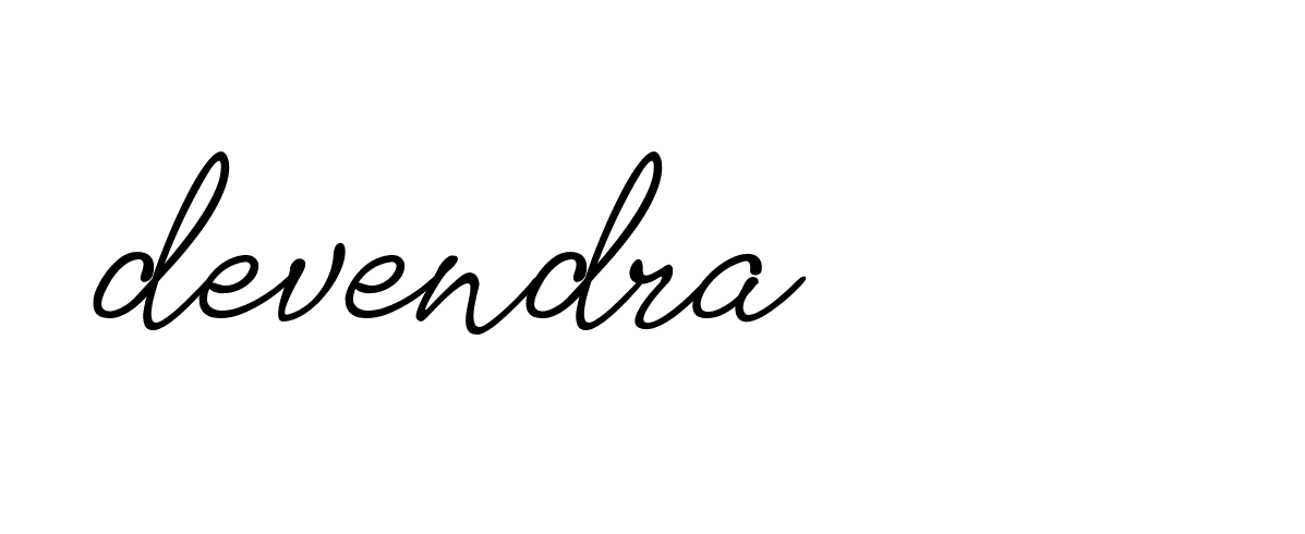 Signature of devendra