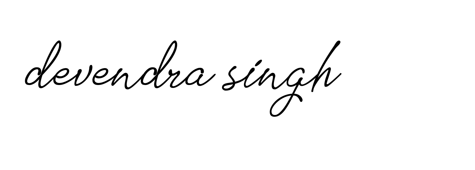 Signature of devendra-singh