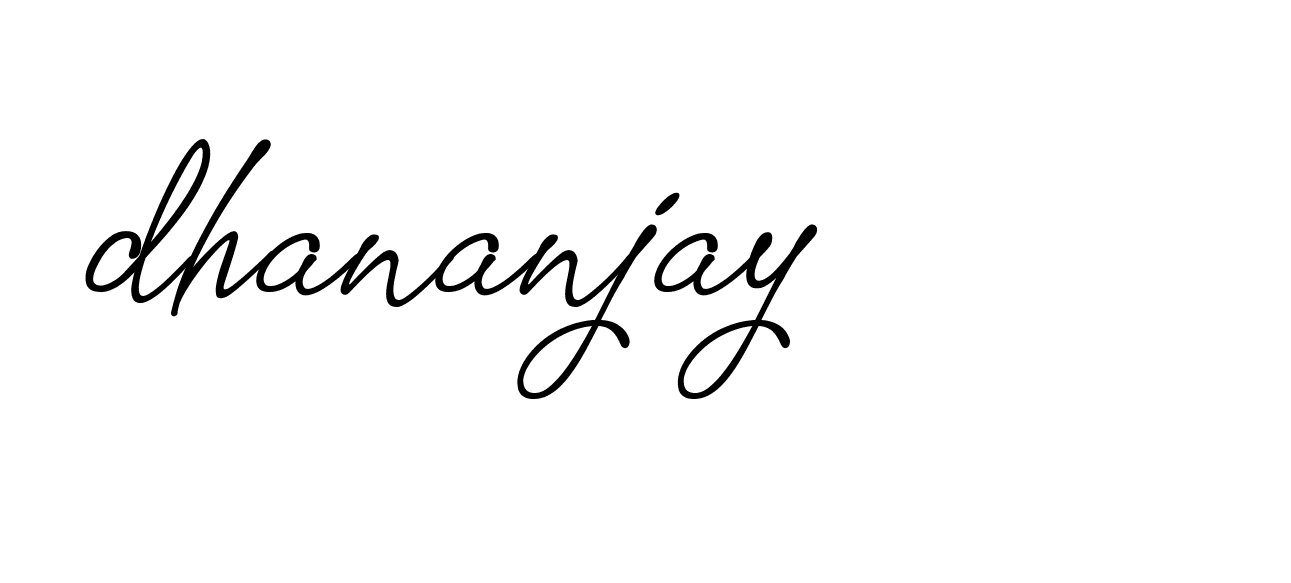 Signature of dhananjay