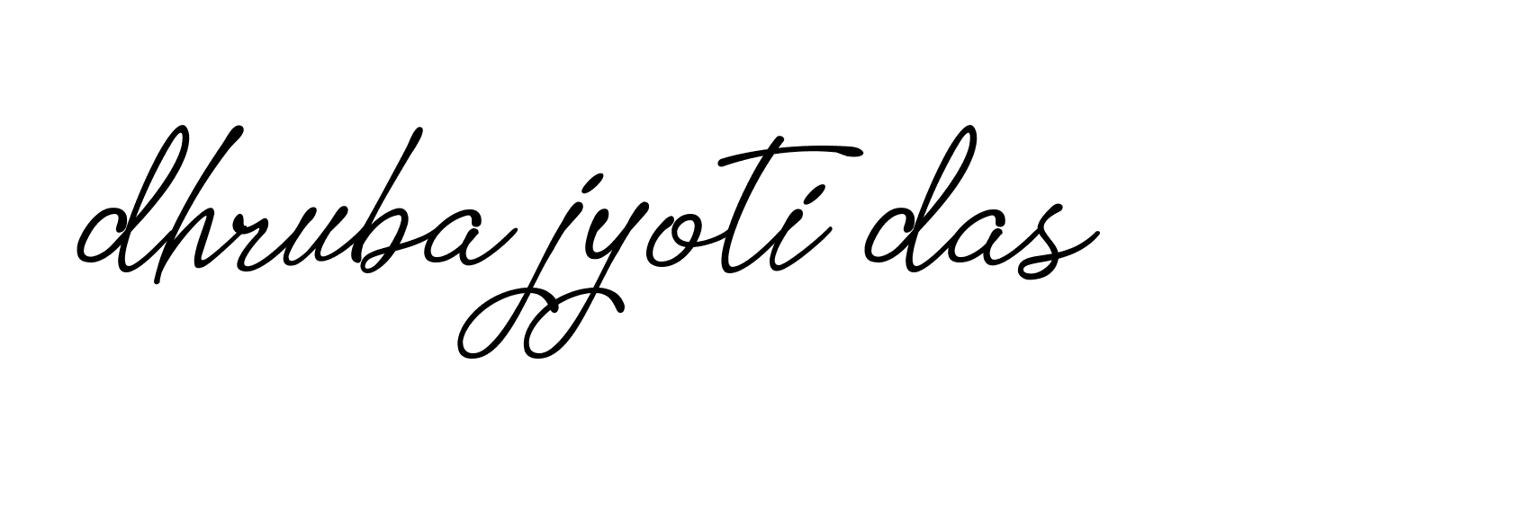 Signature of dhruba-jyoti-das