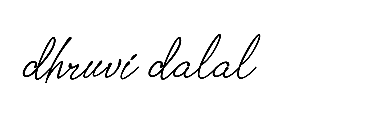 Signature of dhruvi-dalal