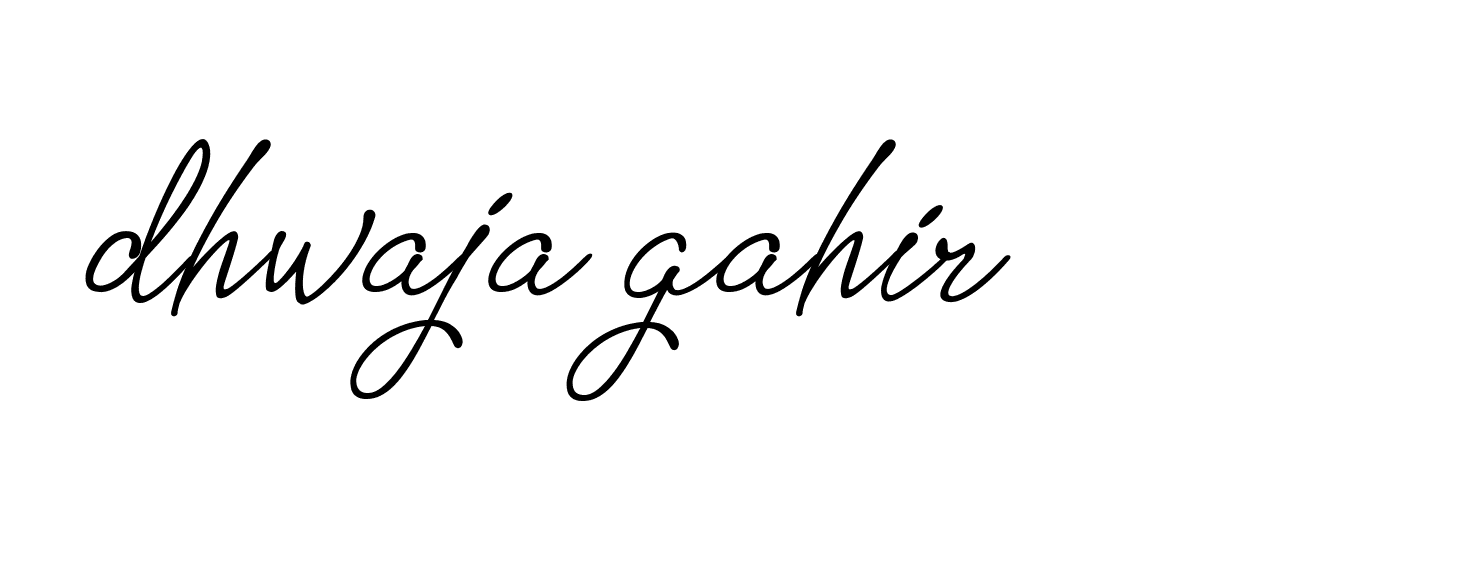 Signature of dhwaja-gahir