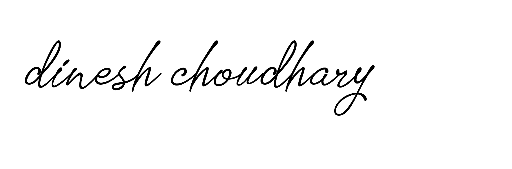 Signature of dinesh-choudhary