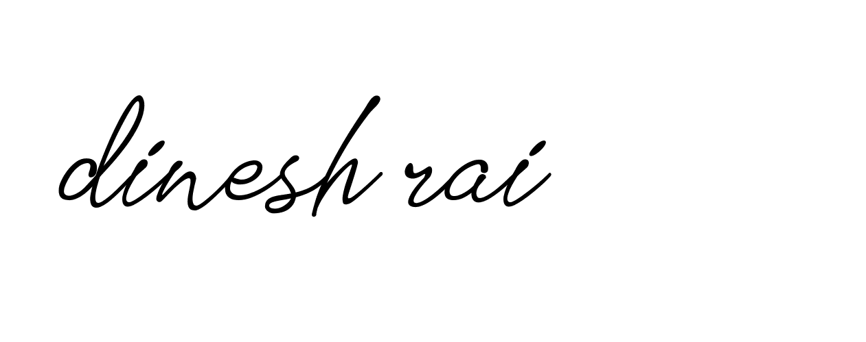 Signature of dinesh-rai