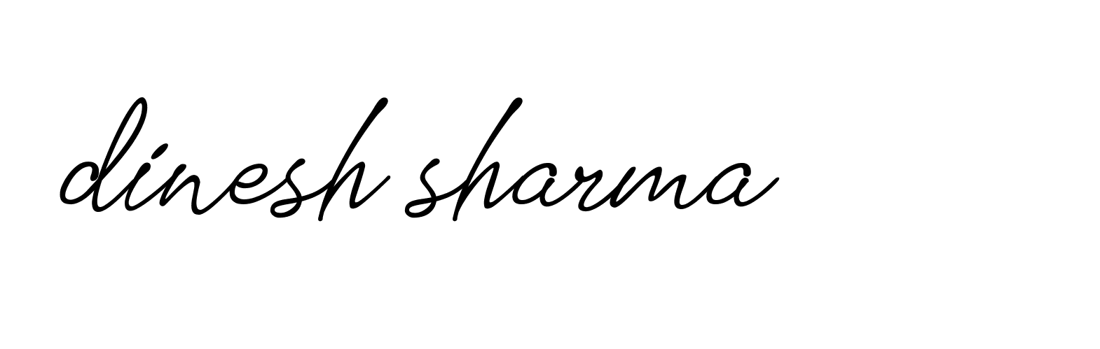 Signature of dinesh-sharma