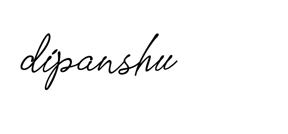 Signature of dipanshu