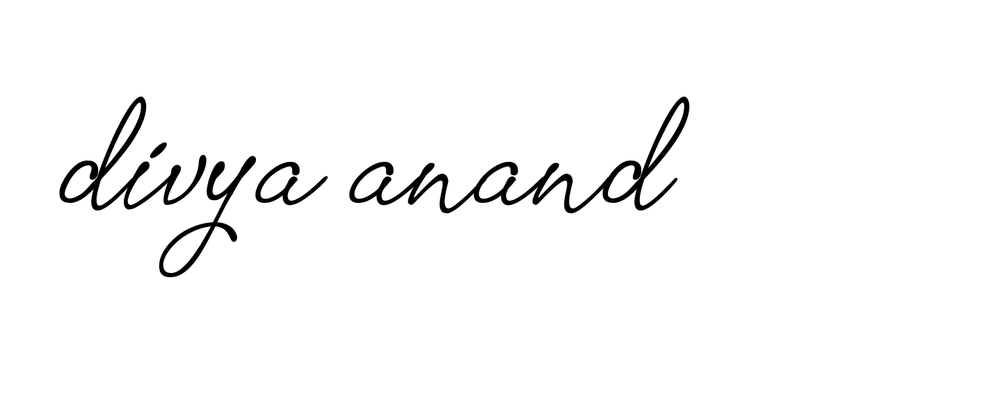 Signature of divya-anand