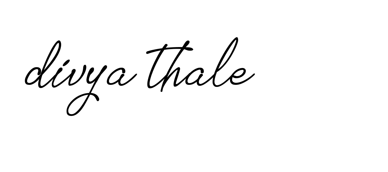 Signature of divya-thale