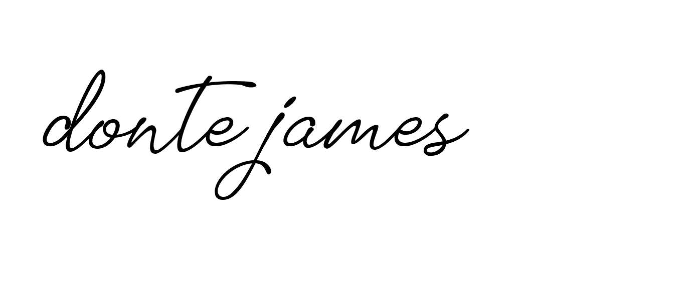 Signature of donte-james