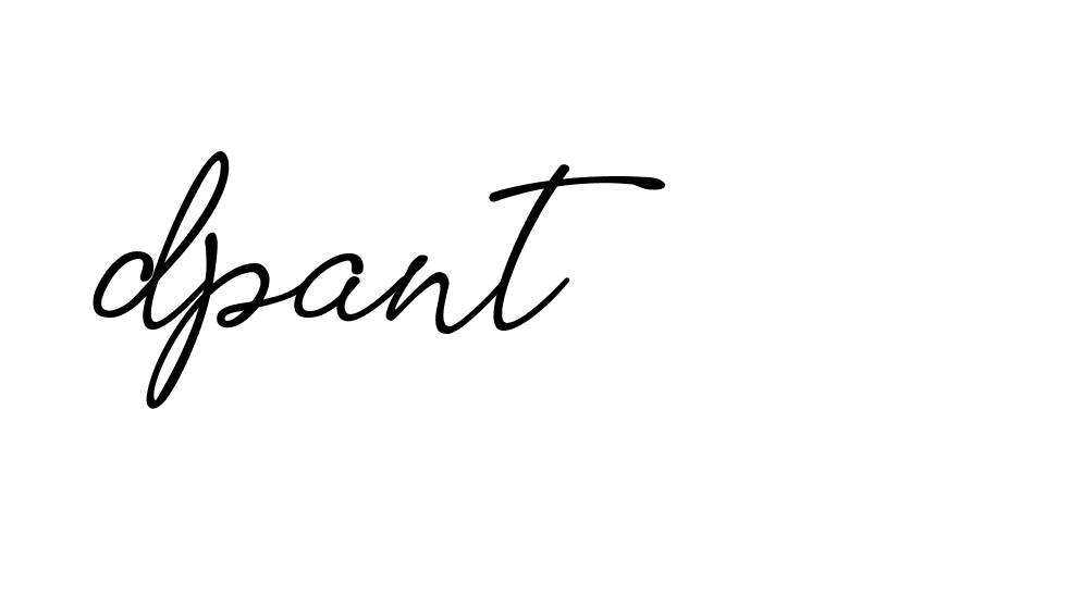 Signature of dpant