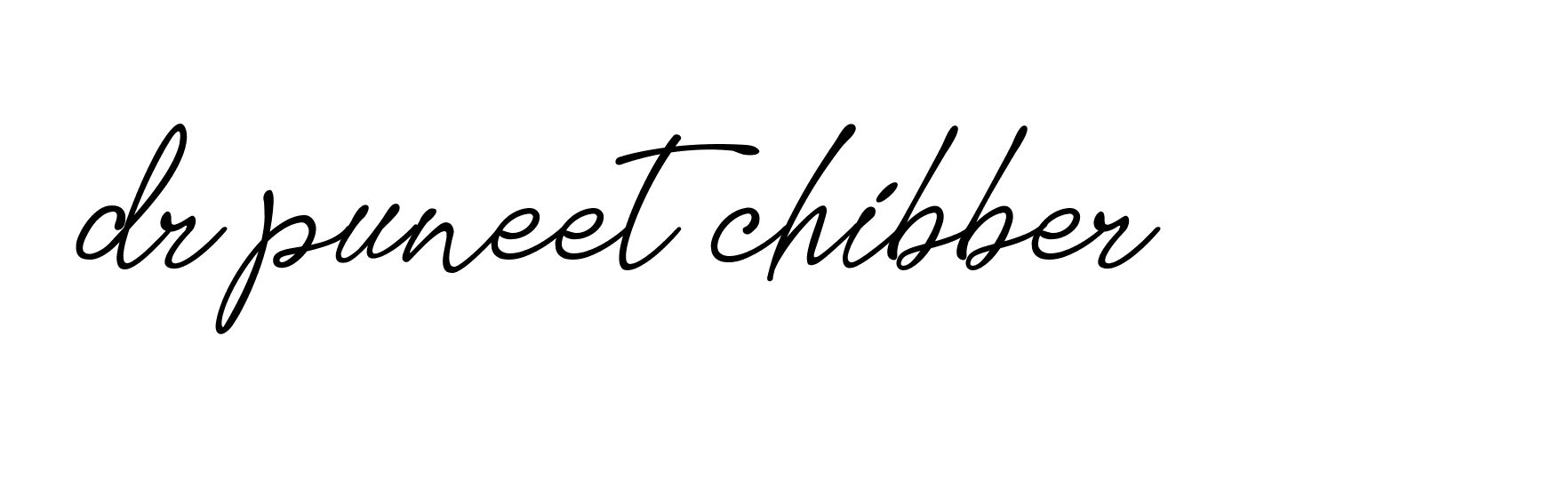 Signature of dr-puneet-chibber