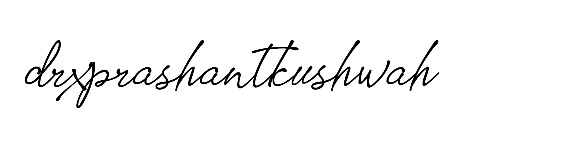 Signature of drxprashantkushwah