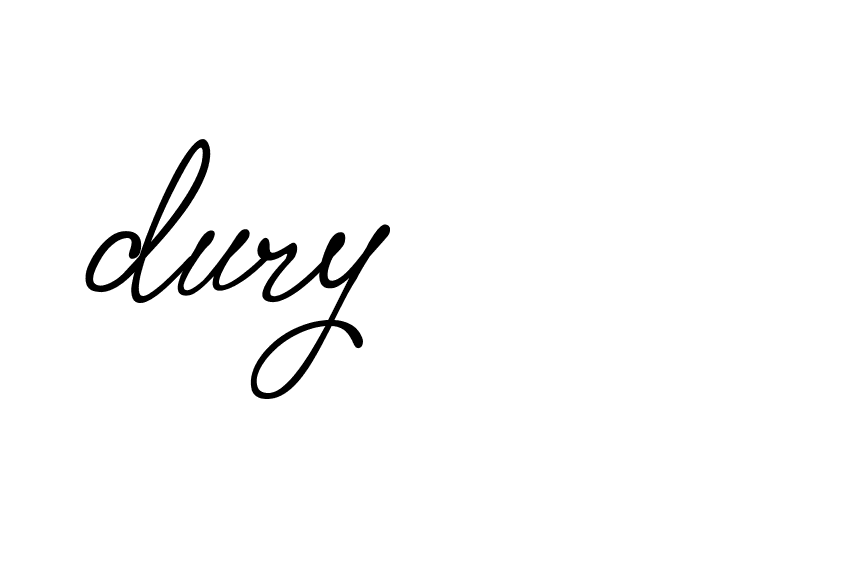 Signature of dury