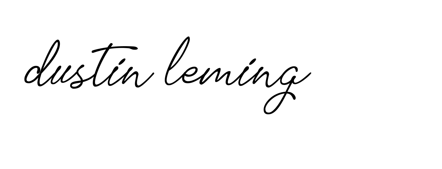 Signature of dustin-leming