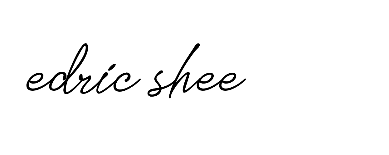 Signature of edric-shee