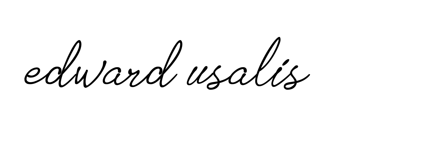 Signature of edward-usalis