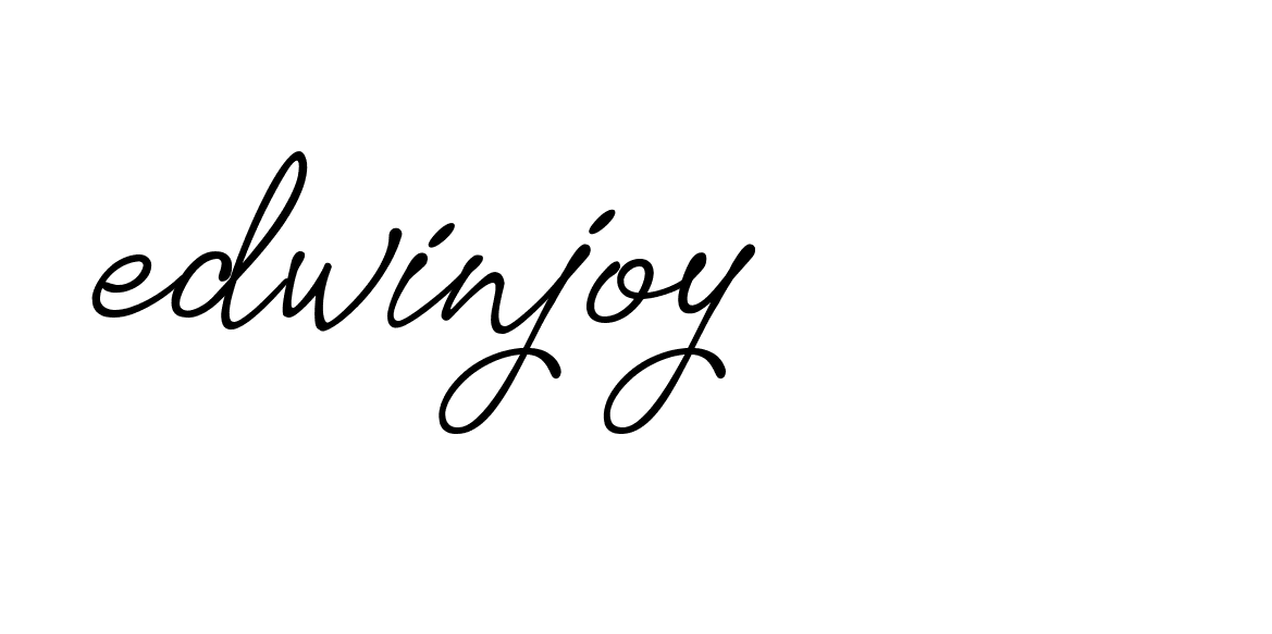 Signature of edwinjoy