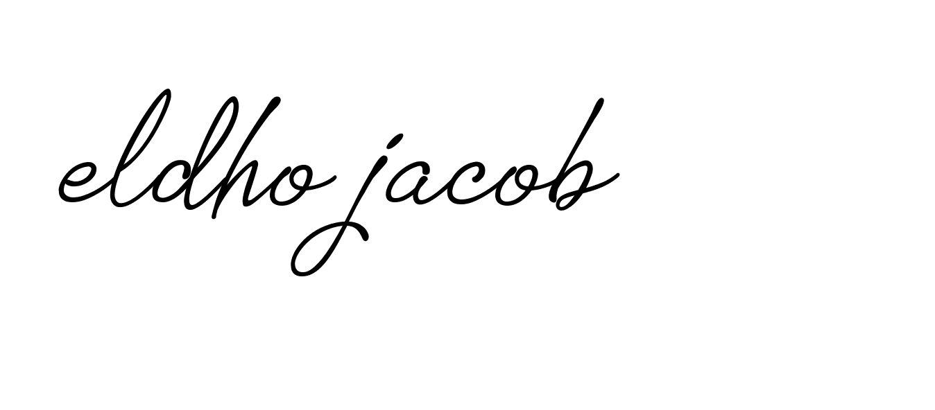 Signature of eldho-jacob