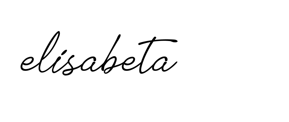 Signature of elisabeta