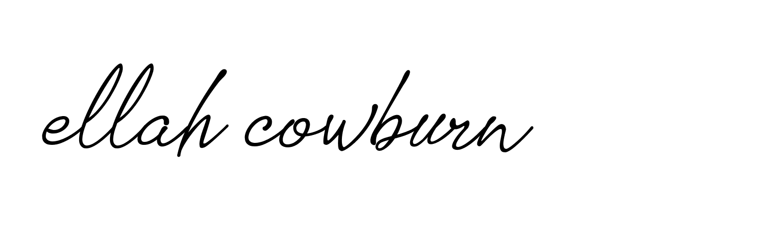 Signature of ellah-cowburn