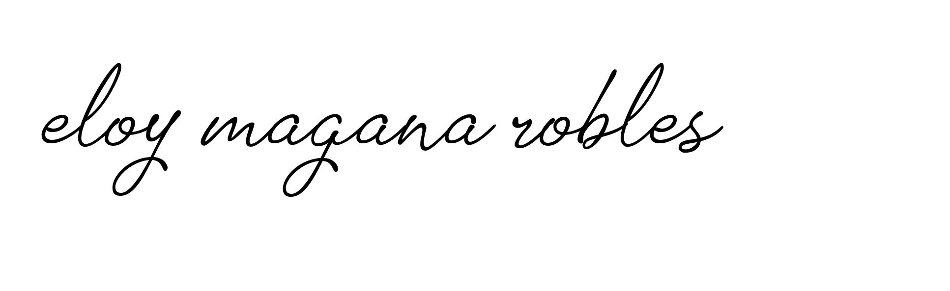 Signature of eloy-magana-robles