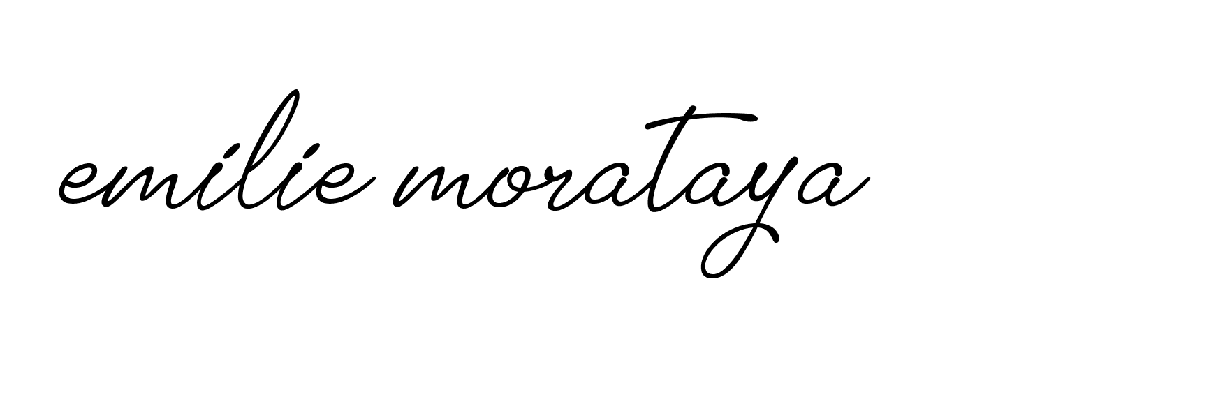 Signature of emilie-morataya-