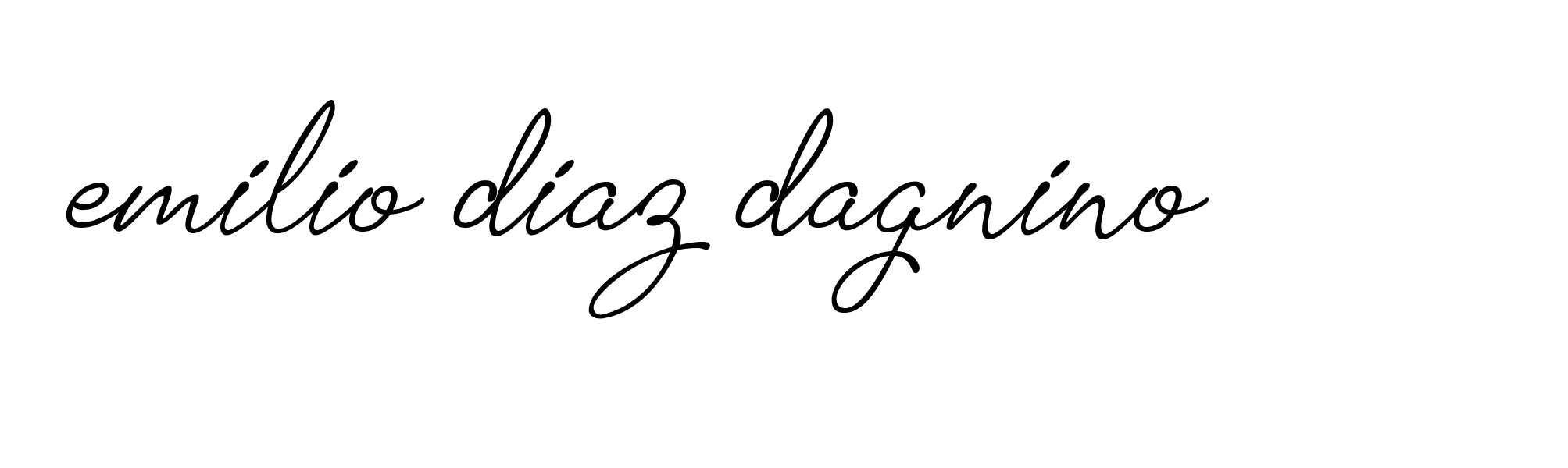 Signature of emilio-diaz-dagnino