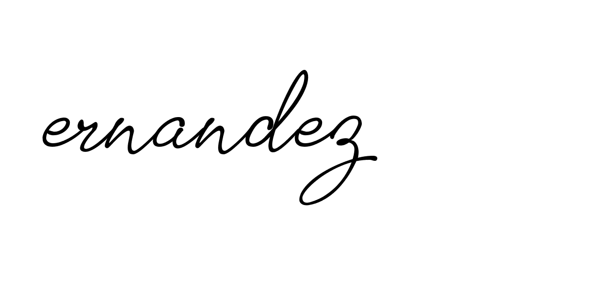 Signature of ernandez