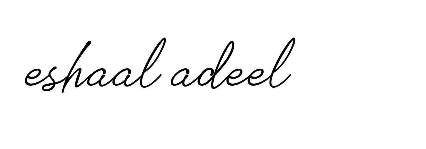 Signature of eshaal-adeel