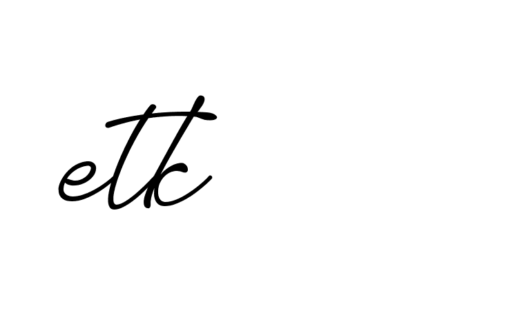 Signature of etk