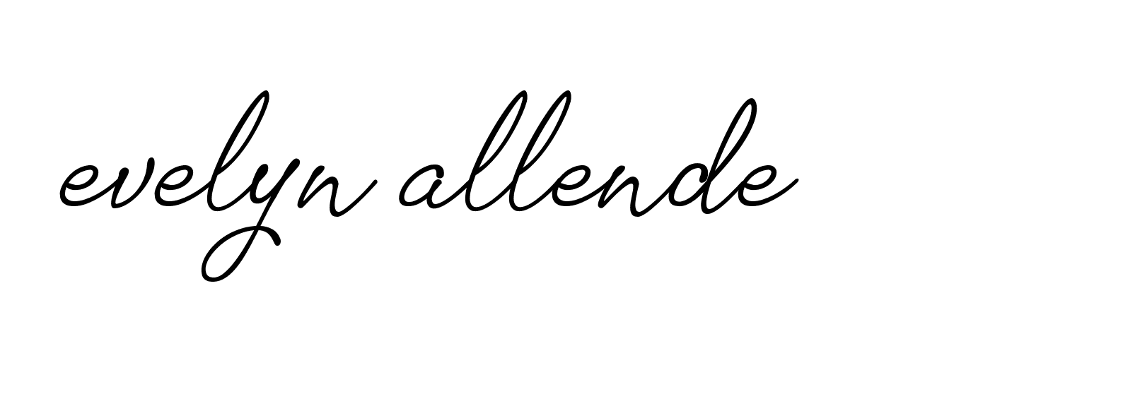 Signature of evelyn-allende