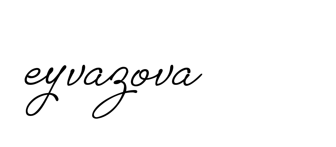 Signature of eyvazova