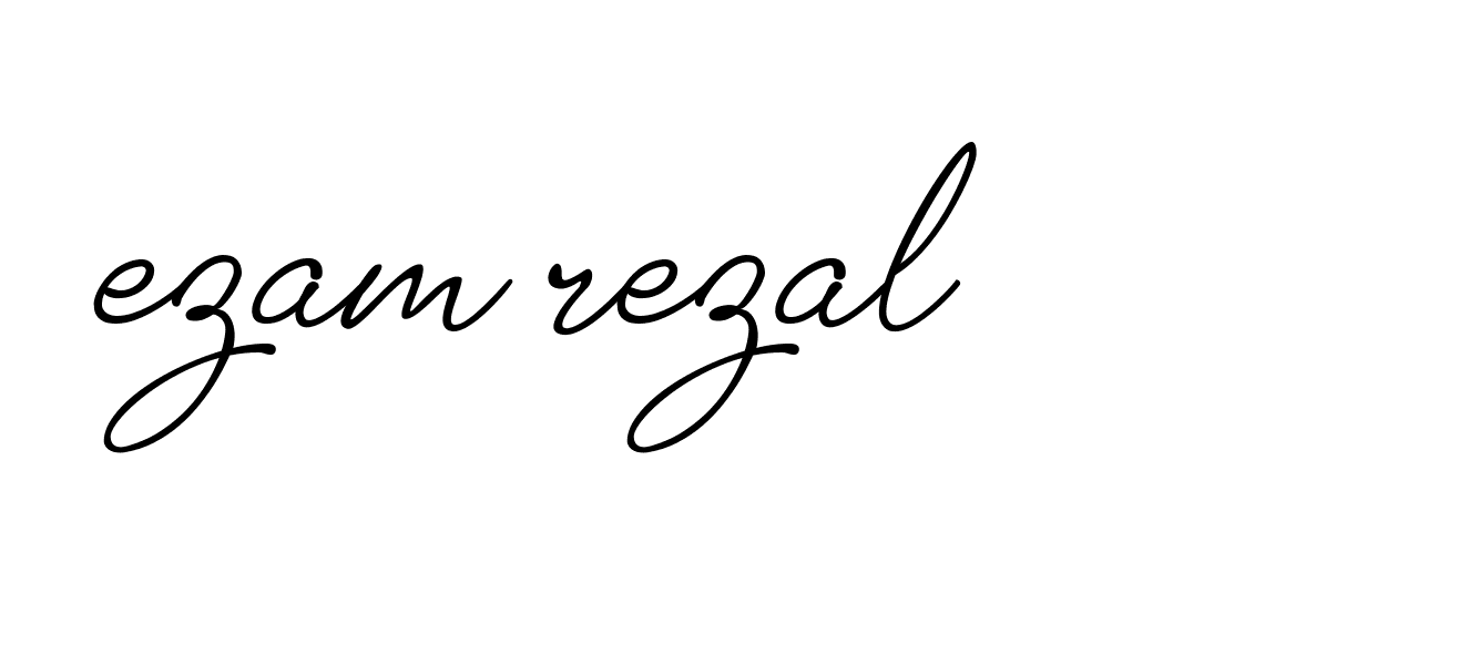 Signature of ezam-rezal