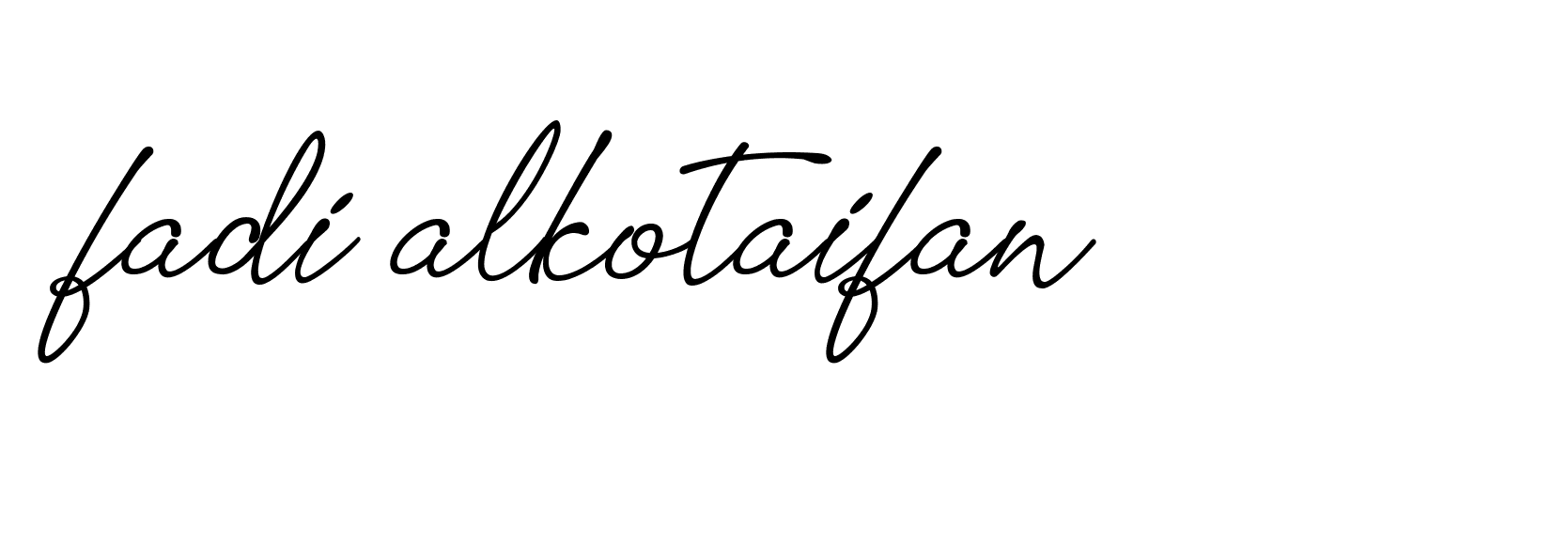 Signature of fadi-alkotaifan