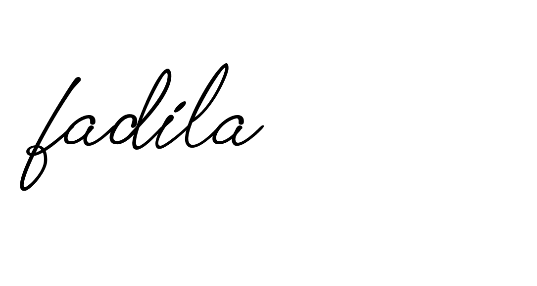 Signature of fadila-