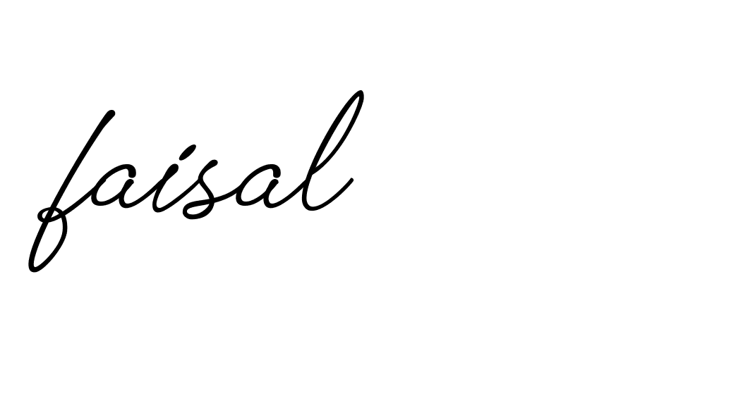 Signature of faisal-