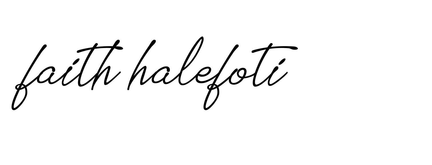 Signature of faith-halefoti